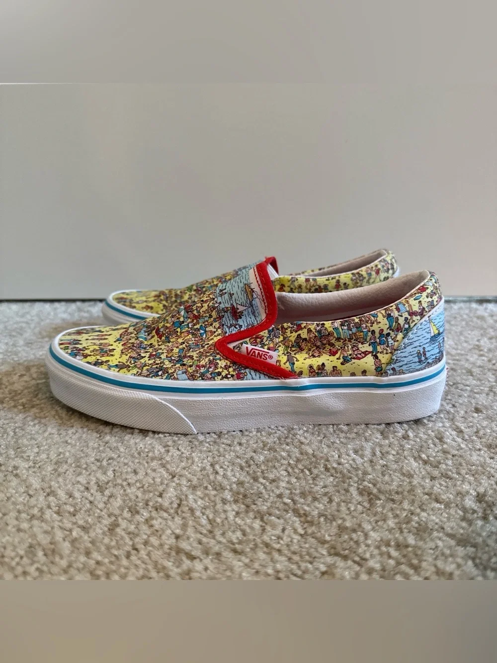 Vans x Where's Waldo Unisex Classic Slip-On Sneakers
